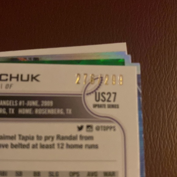 2022 Topps Orange Randal grichuk Parallel 276 out of 299 - Picture 3 of 3